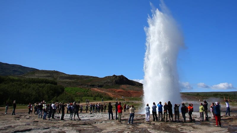 the Blue Lagoon with admission tickets included and Kerid Volcanic Crater