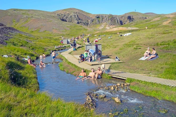 Eye catching scenery at Reykjadalur