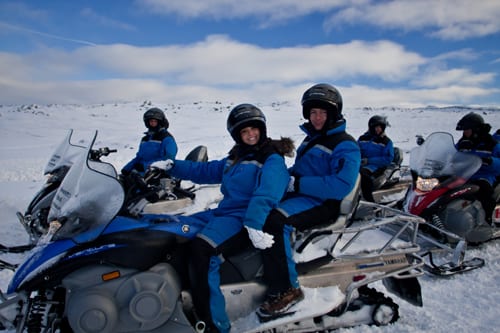 Pearl Tour - Golden Circle Super Jeep Tour & Snowmobiling